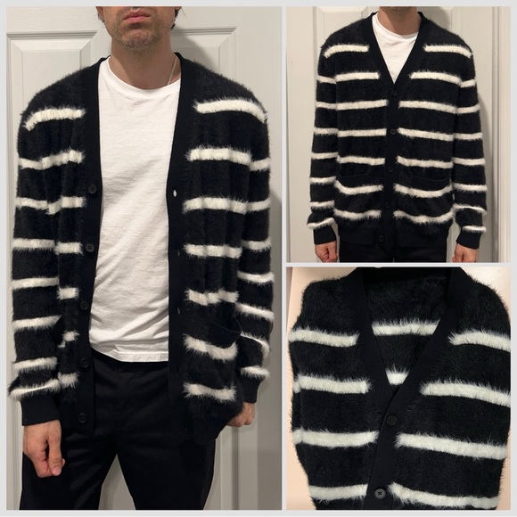 Men’s Vintage Shaggy Cardigan Size Large